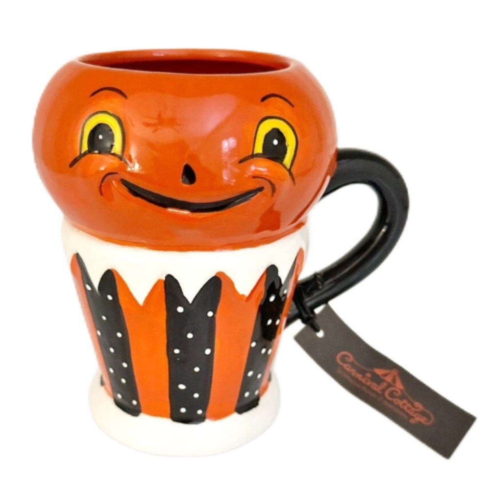 Johanna Parker Carnival Cottage Pumpkin Halloween Mug